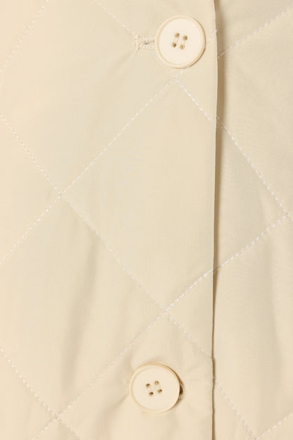 Clea Quilted Jacket Bone