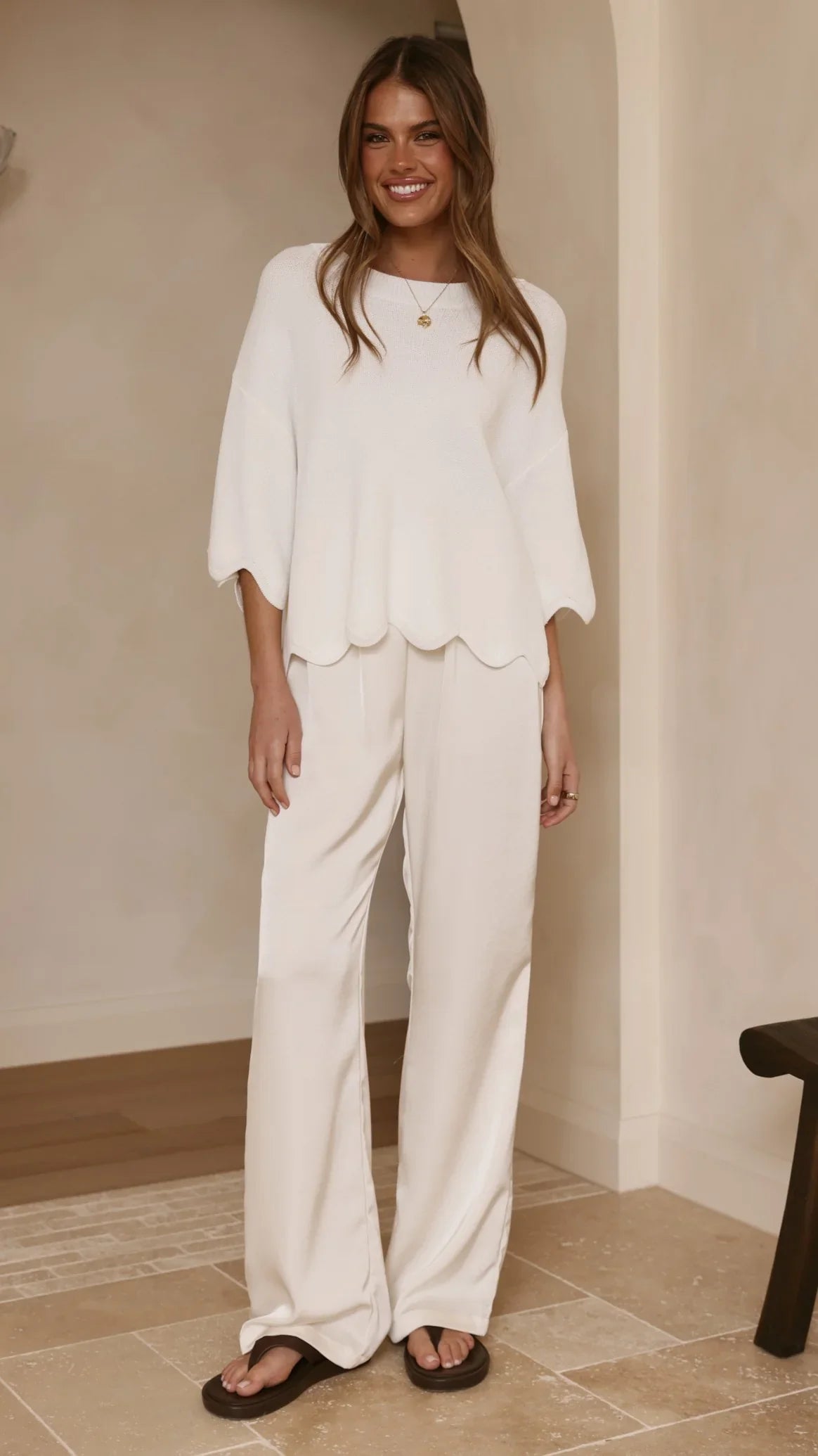 Bronnie Top White