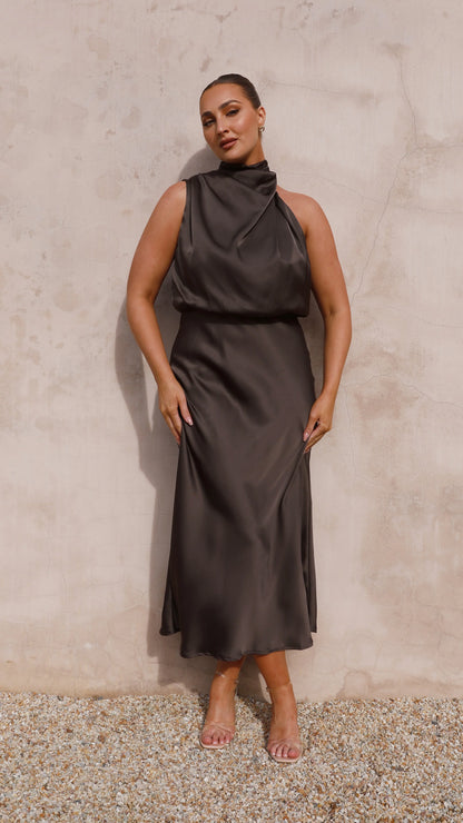 Esther Maxi Dress Espresso