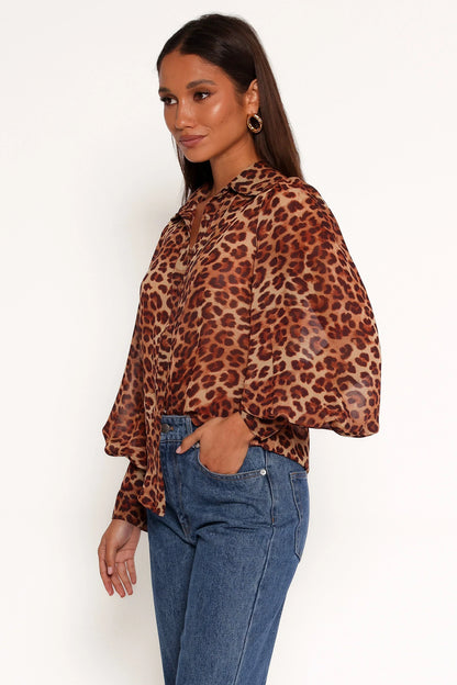 Fleetwood Blouse Leopard