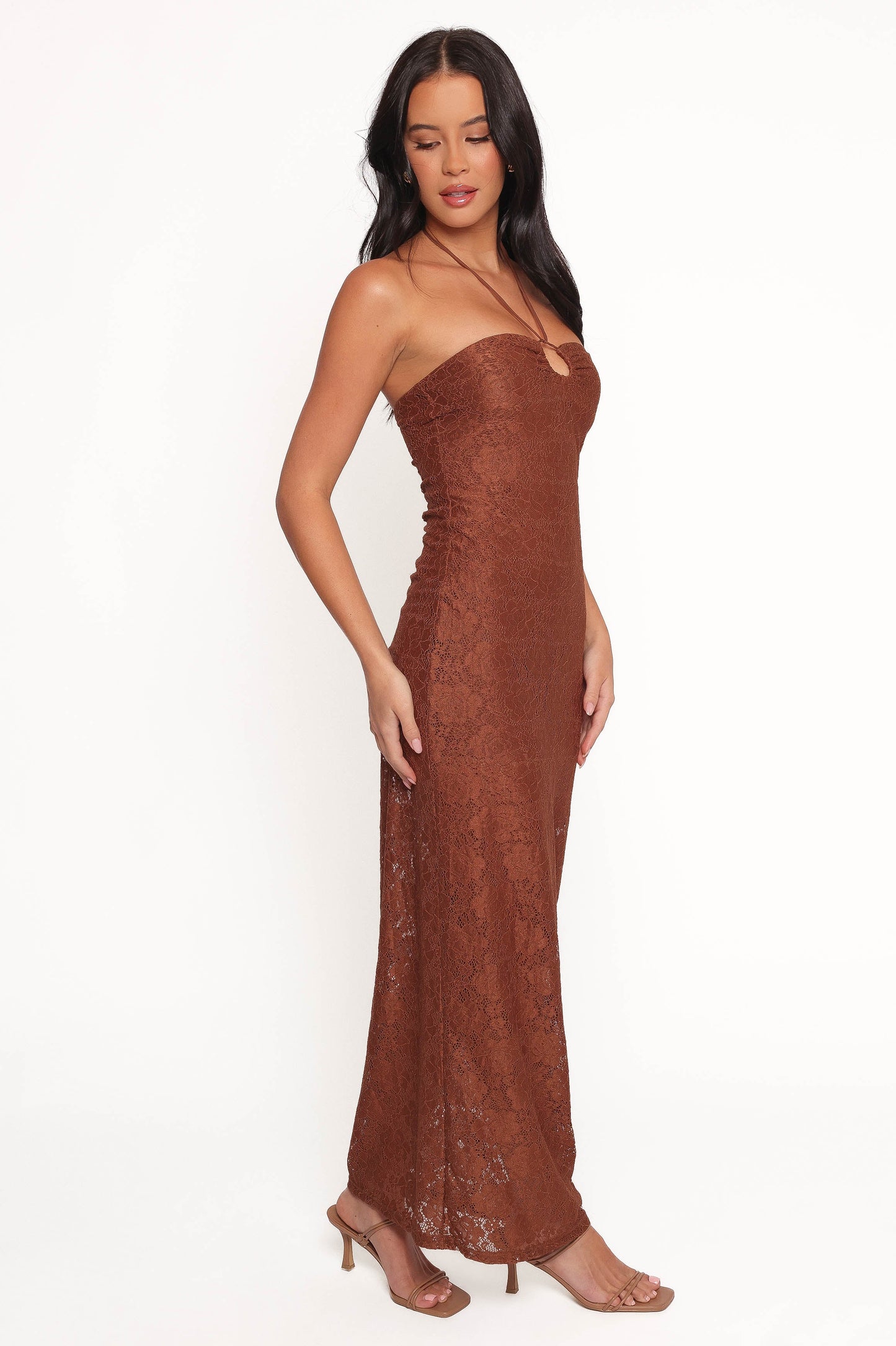 Tucker Midi Dress Brown