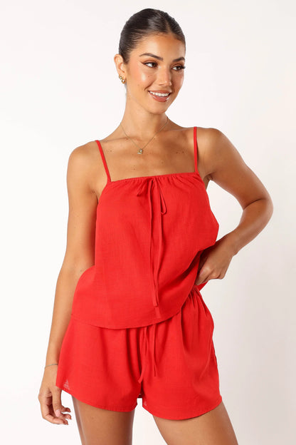Robinson Short Set Red