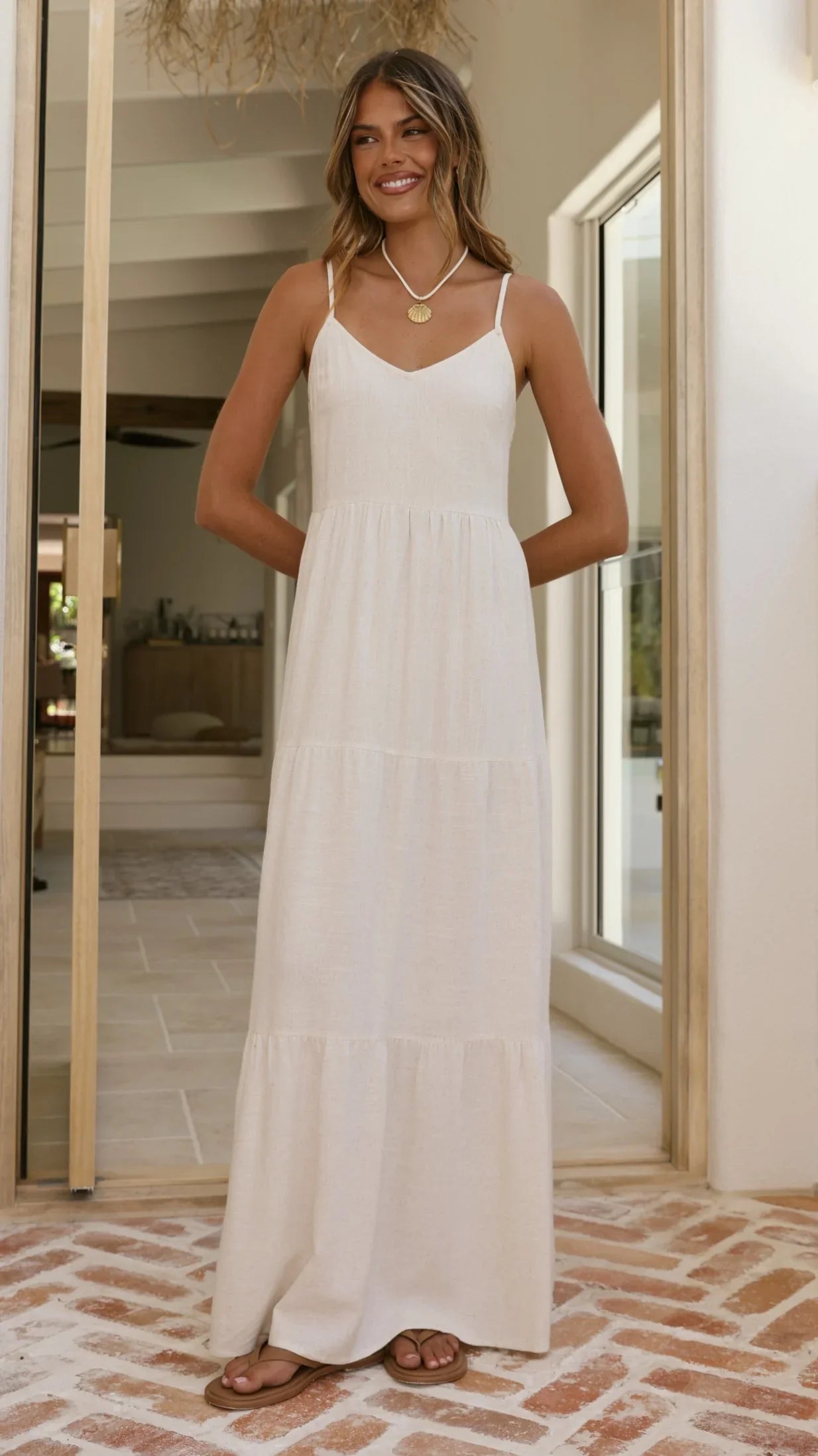 Shelley Maxi Dress Natural