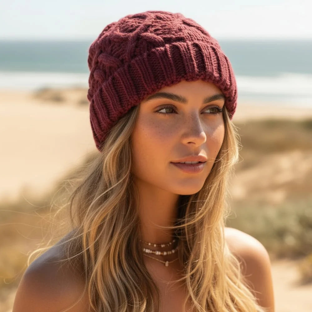 Knit Wool Beanie