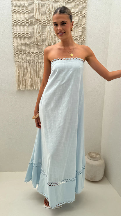 Sandra Maxi Dress Sky Blue