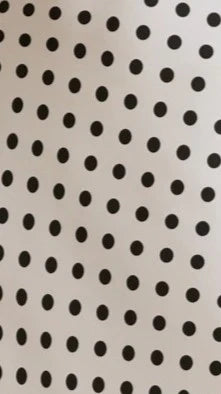 Daphne Maxi Dress Cream Polka