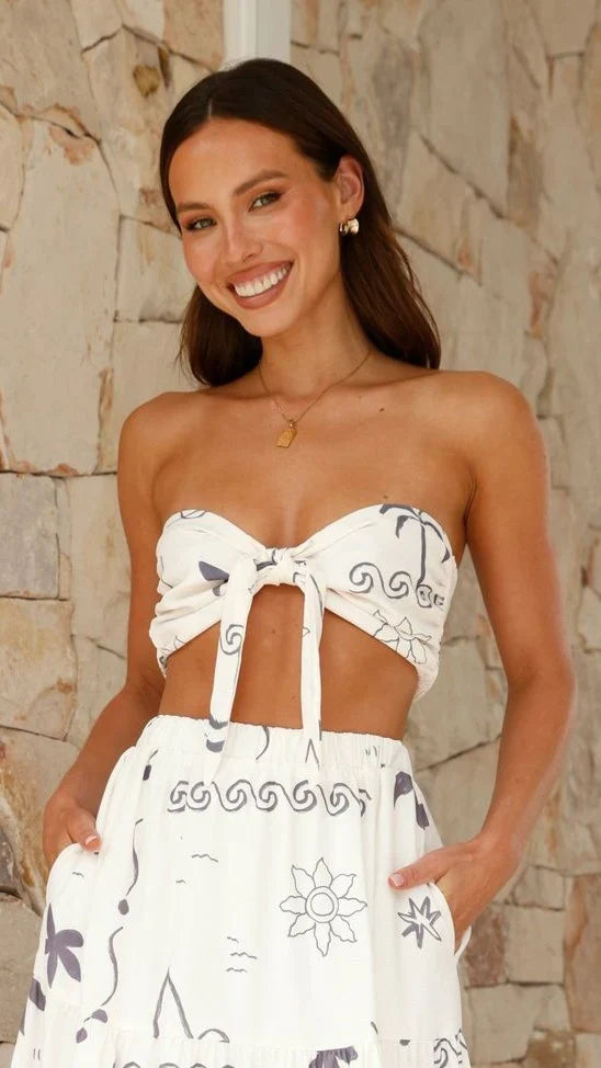 Bella Crop Top Seabreeze