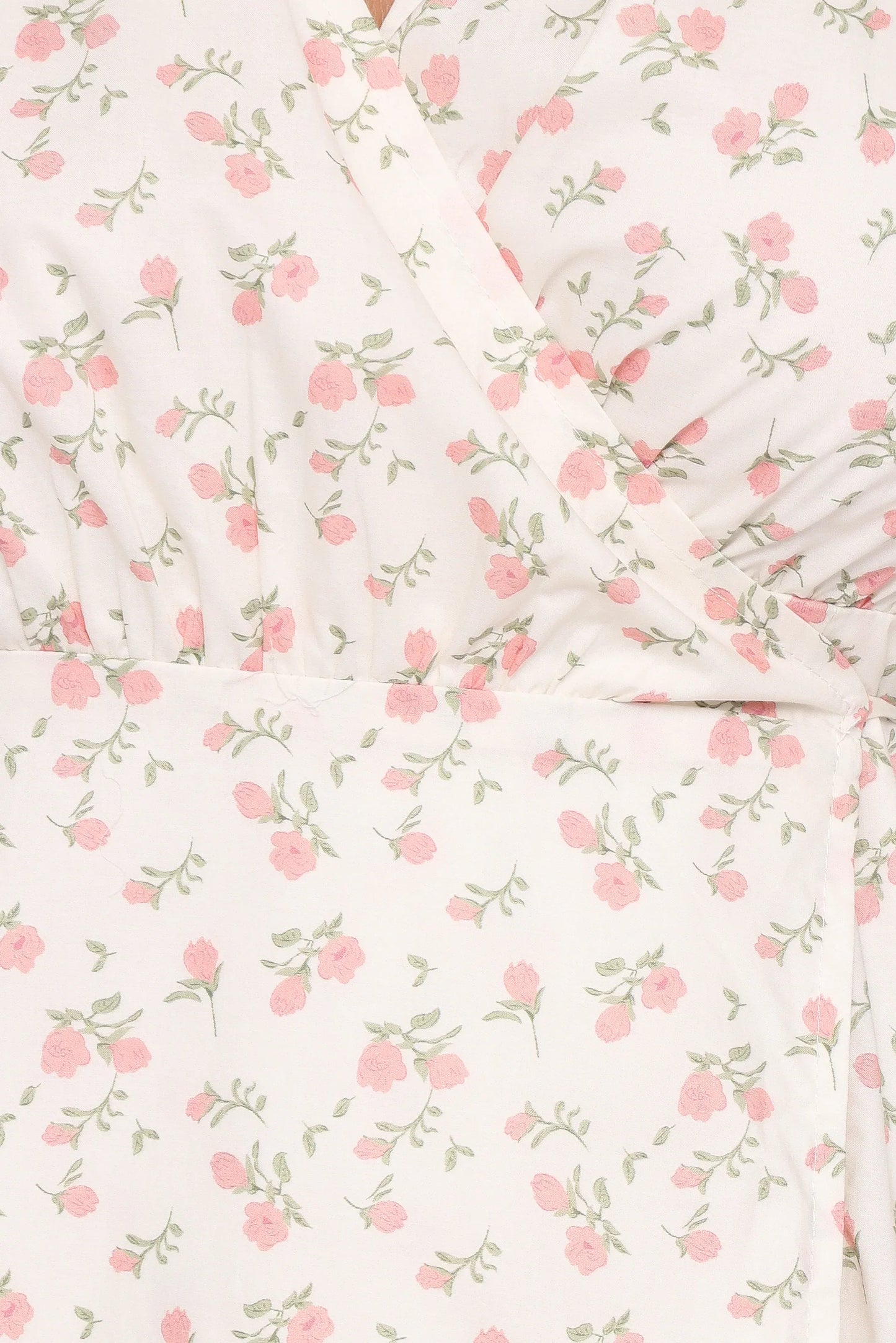 Mabella Midi Dress Peach Ditsy Floral