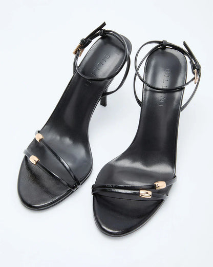 Lenden Gold Hardware Strappy Heels
