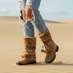Mid Calf Thick Fur Boots 4 Colors