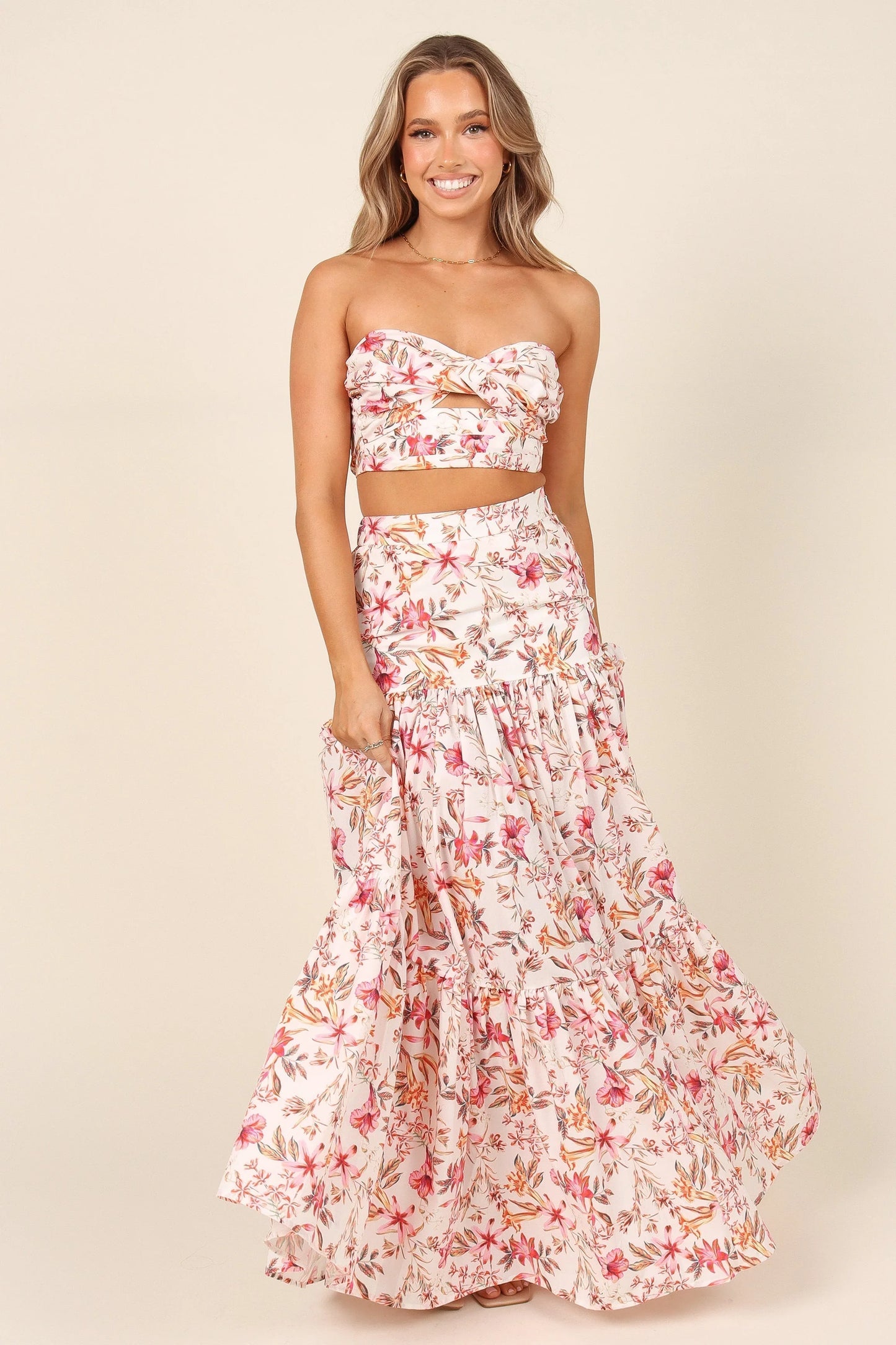 Hydra Top White Floral