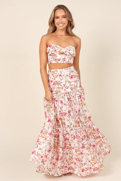 Hydra Top White Floral
