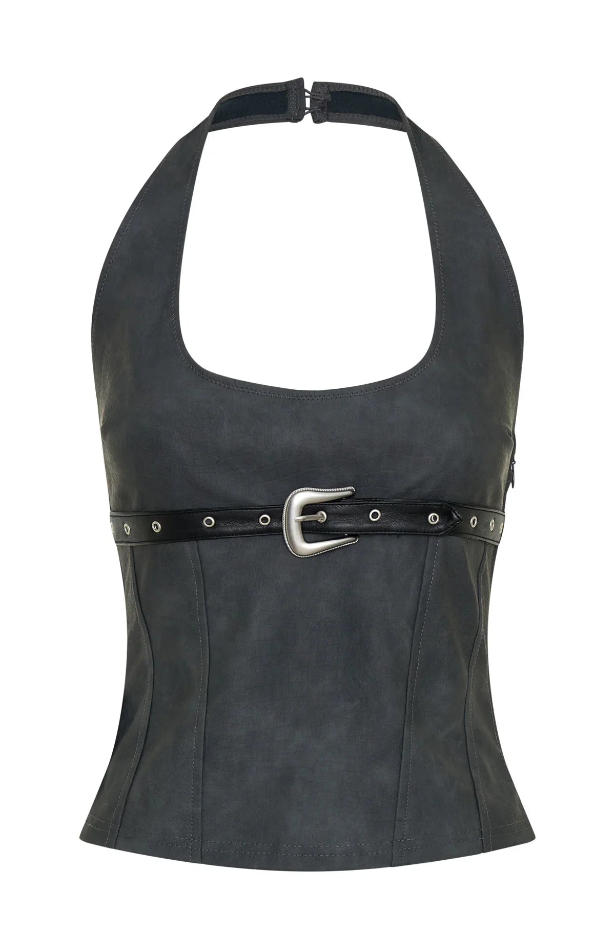 In The Crowd Bustier Charcoal