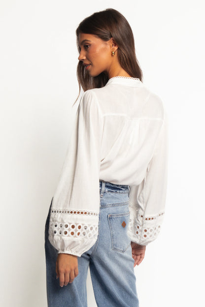 Hani Blouse White