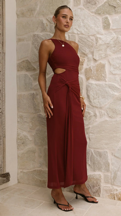 Kourt Maxi Dress Cherry