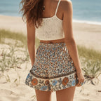 Coastal Wildflower Boho Shorts