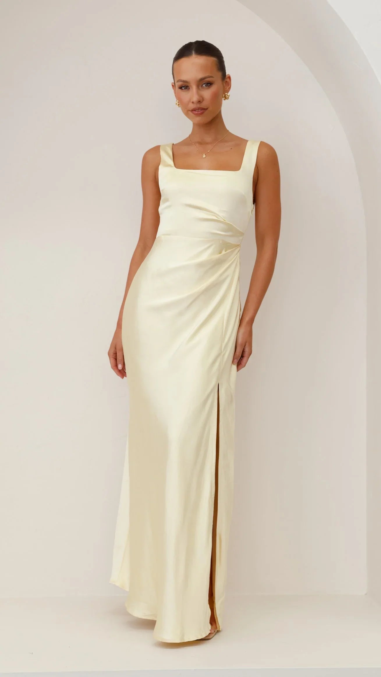 Alaria Maxi Dress Yellow