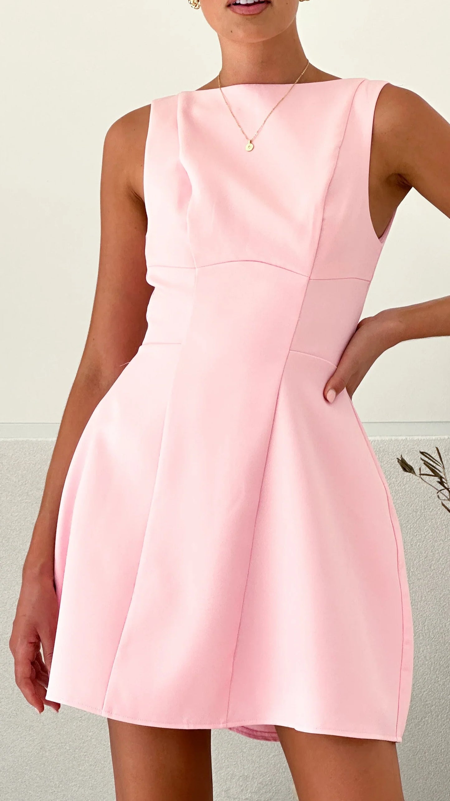 Rafiki Mini Dress Baby Pink