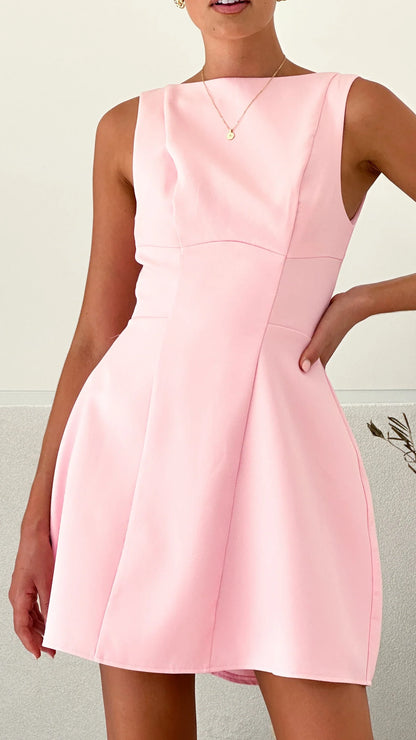 Rafiki Mini Dress Baby Pink