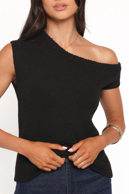 Coco Knit Top Black