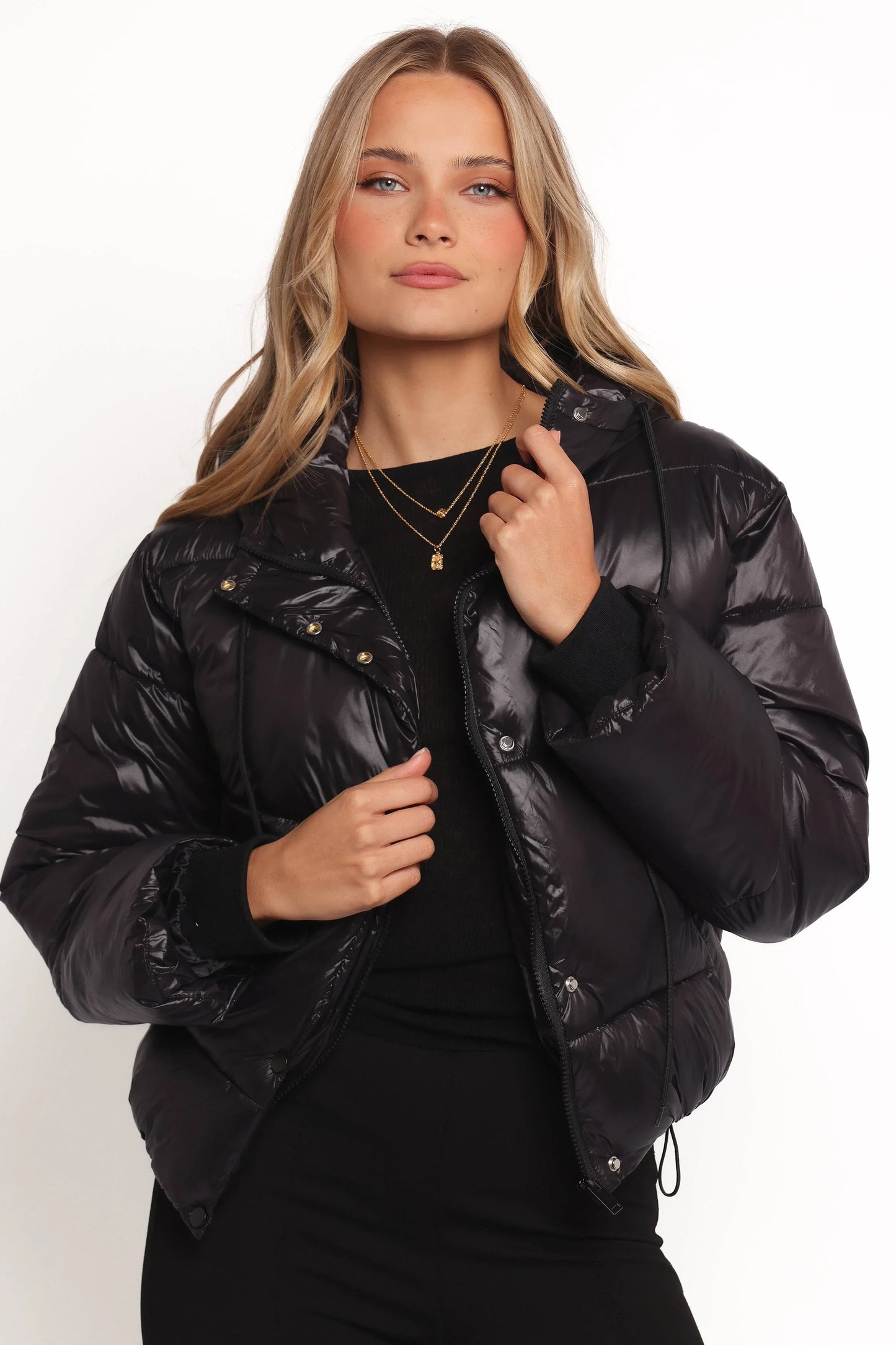 Archie Puffer Jacket Black