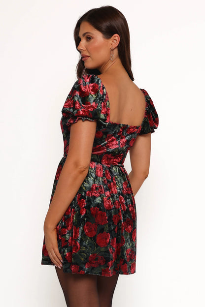Anders Mini Dress Black Red