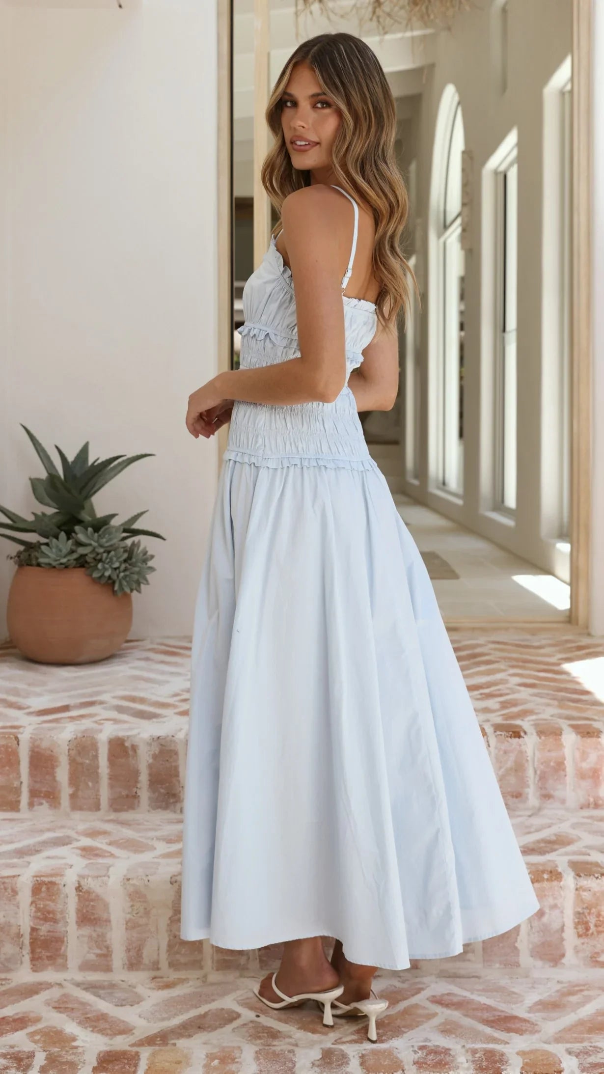 Vida Maxi Dress Blue