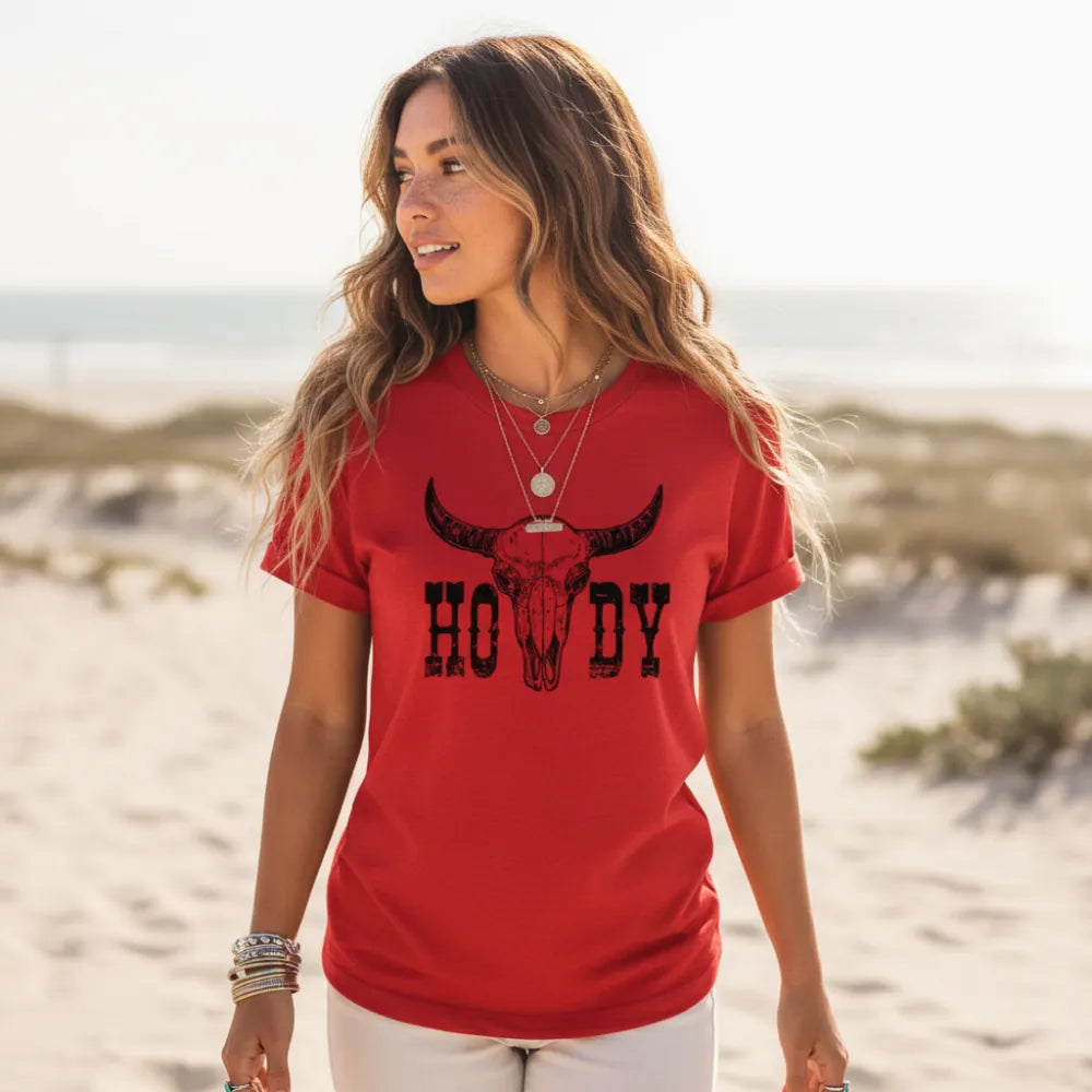 Boho Western Cowgirl Graphic Tee