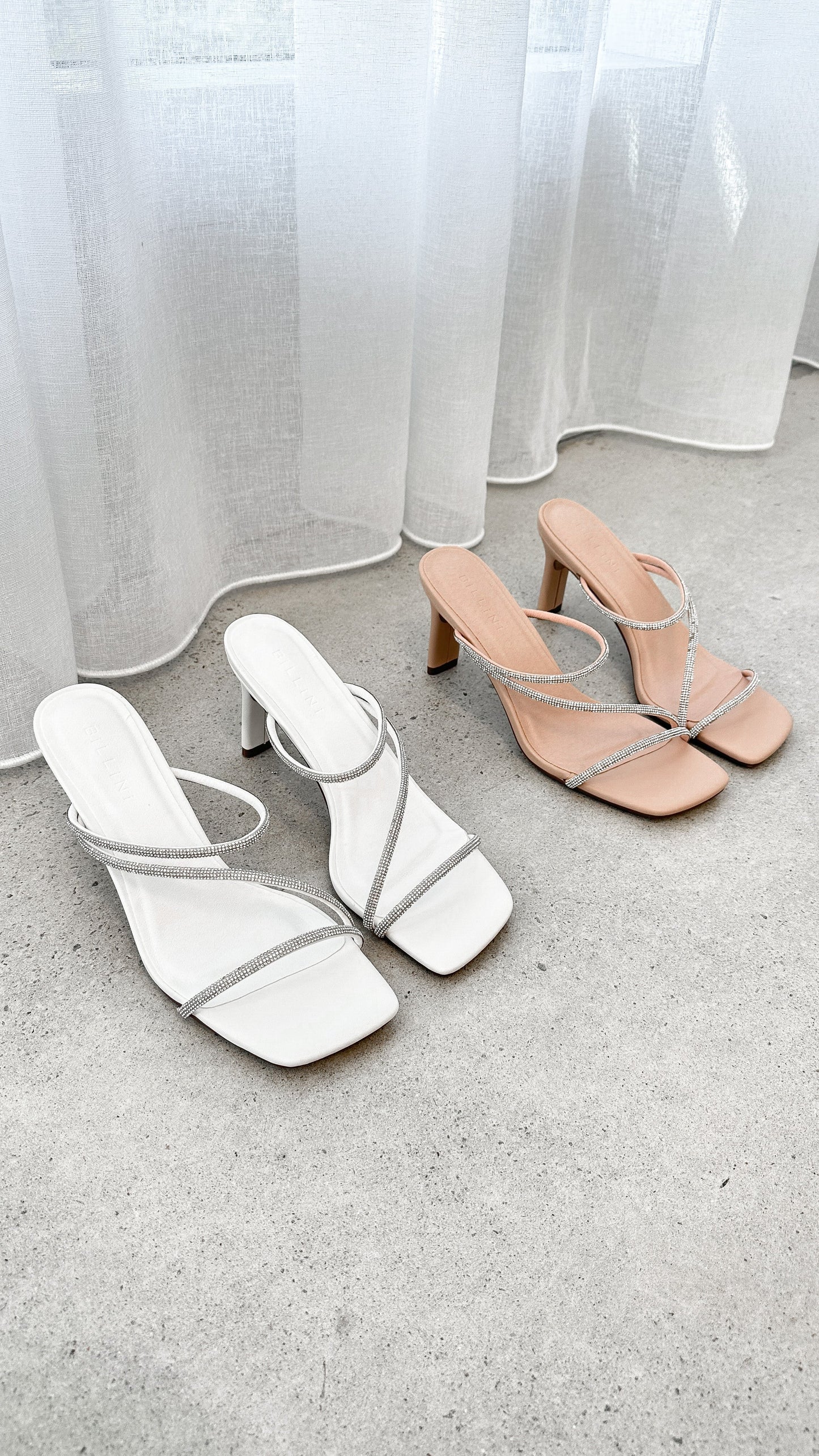 Femi Heel Nude Diamante