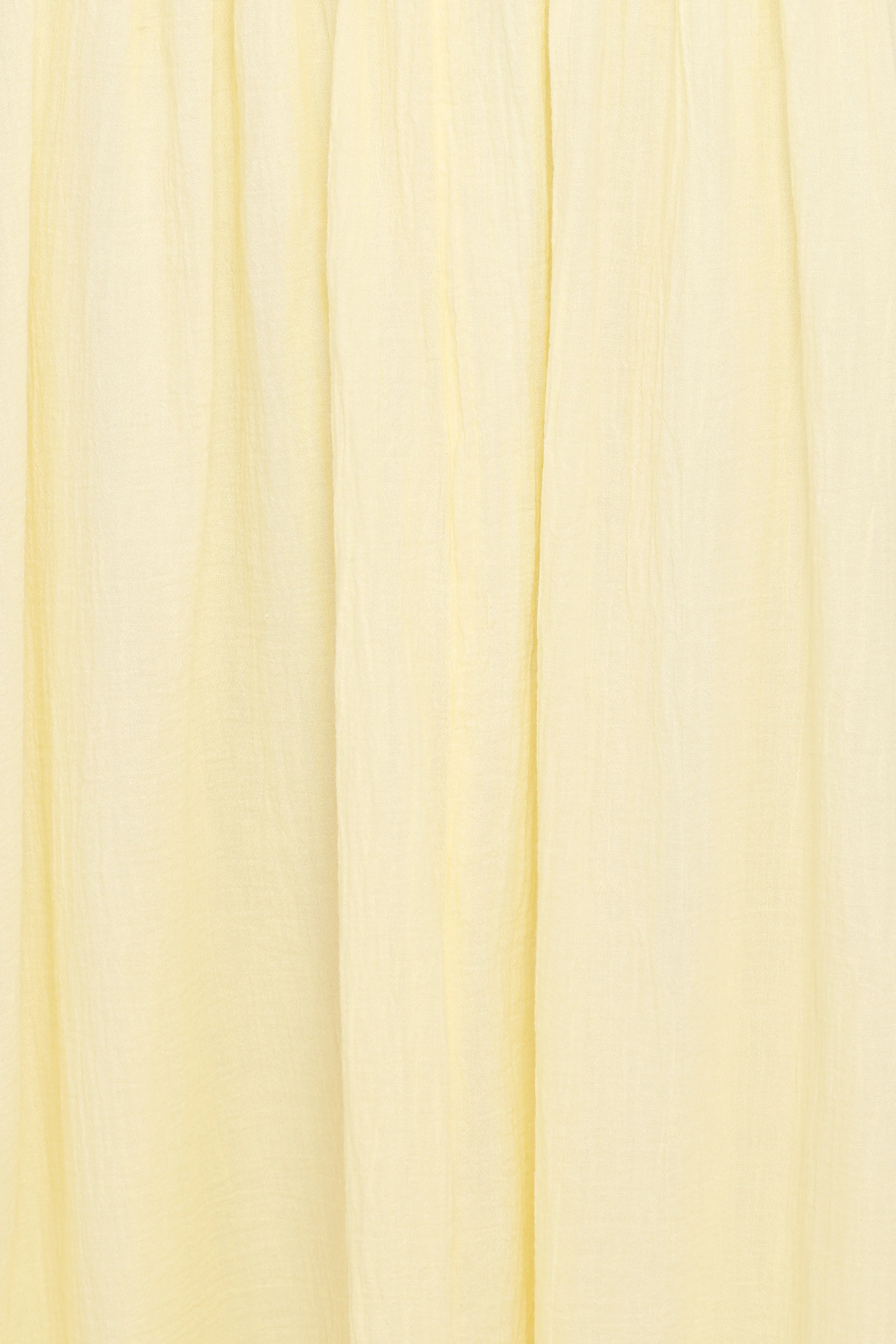 Enola Gather Midi Dress Yellow