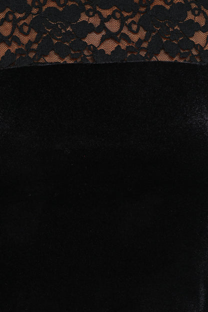 Caitlin Top Black Velvet