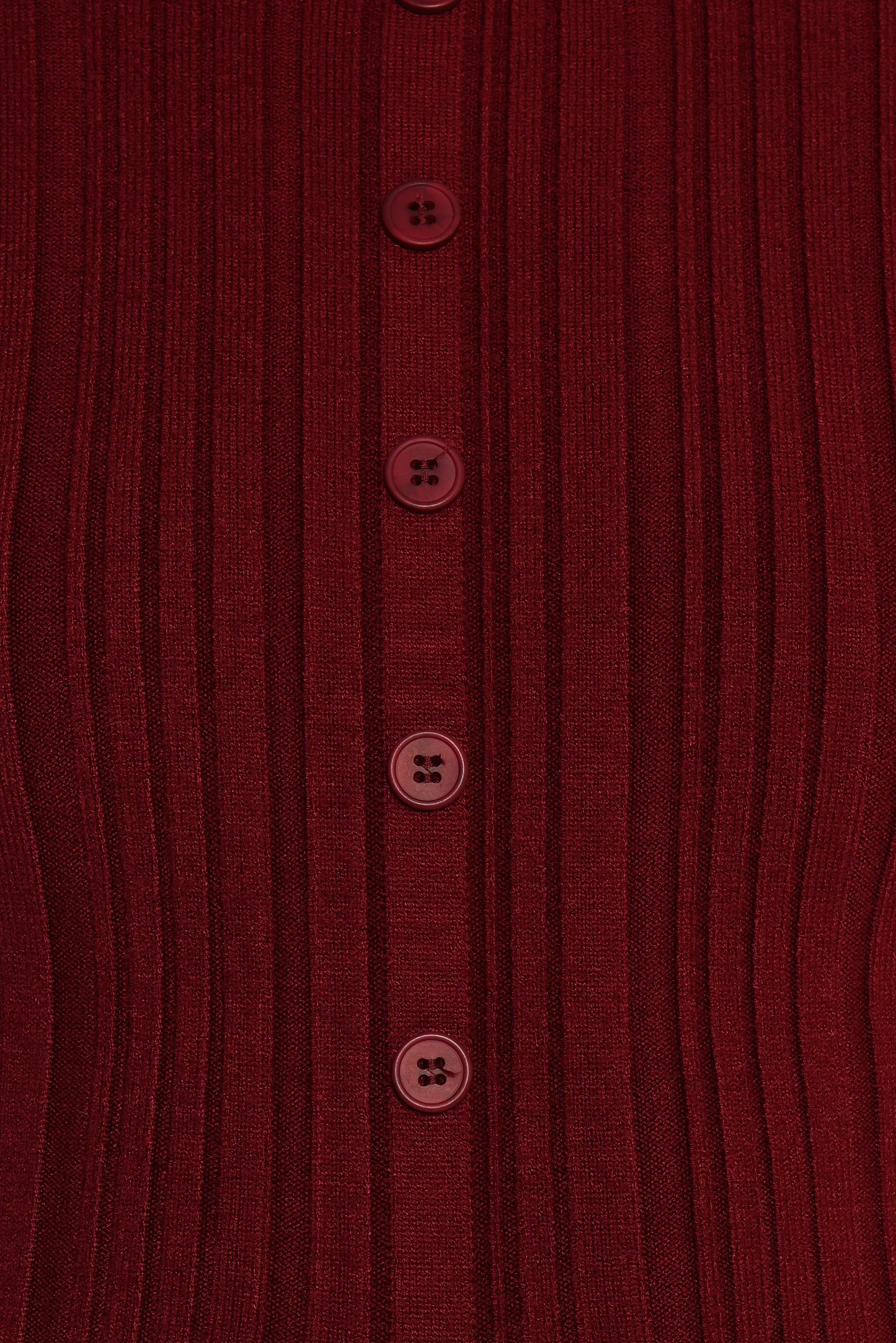 Hatte Cardigan Top Dark Cherry