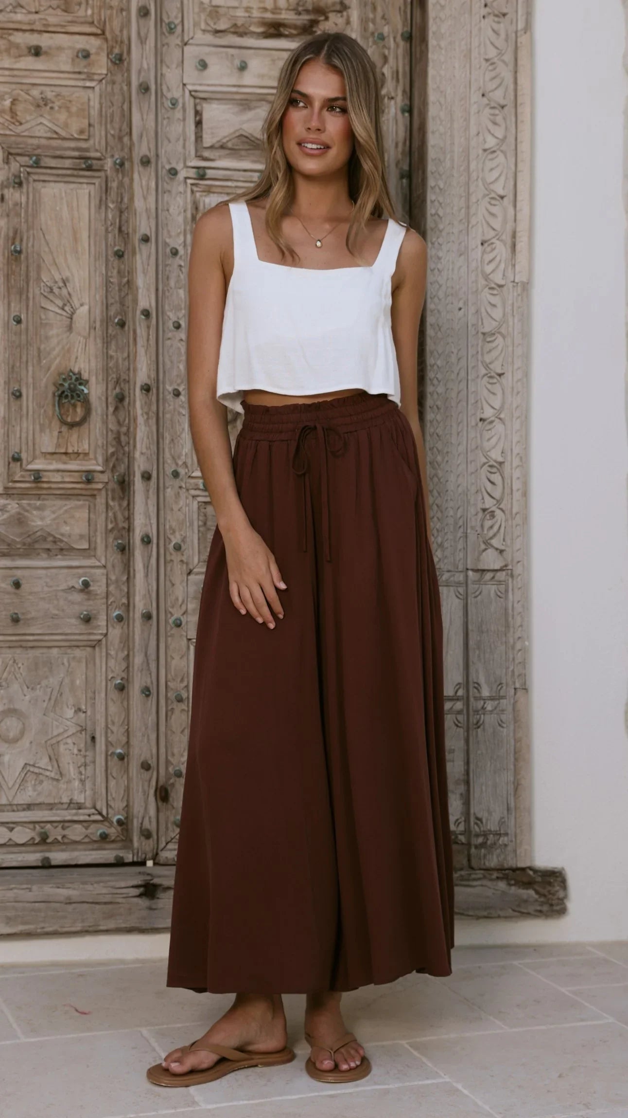 Belinda Pants Chocolate