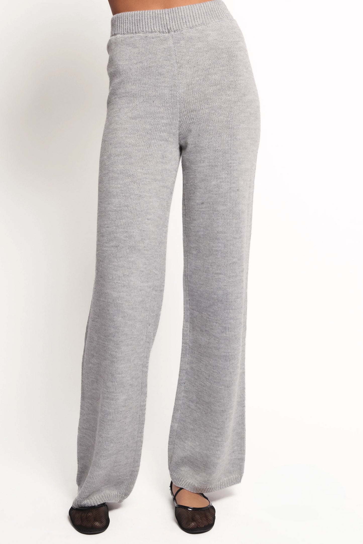 Remii Knit Pant Set Grey
