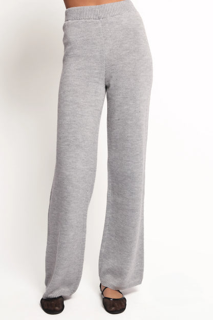 Remii Knit Pant Set Grey