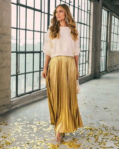 Elouise Cropped Crewneck Sweater