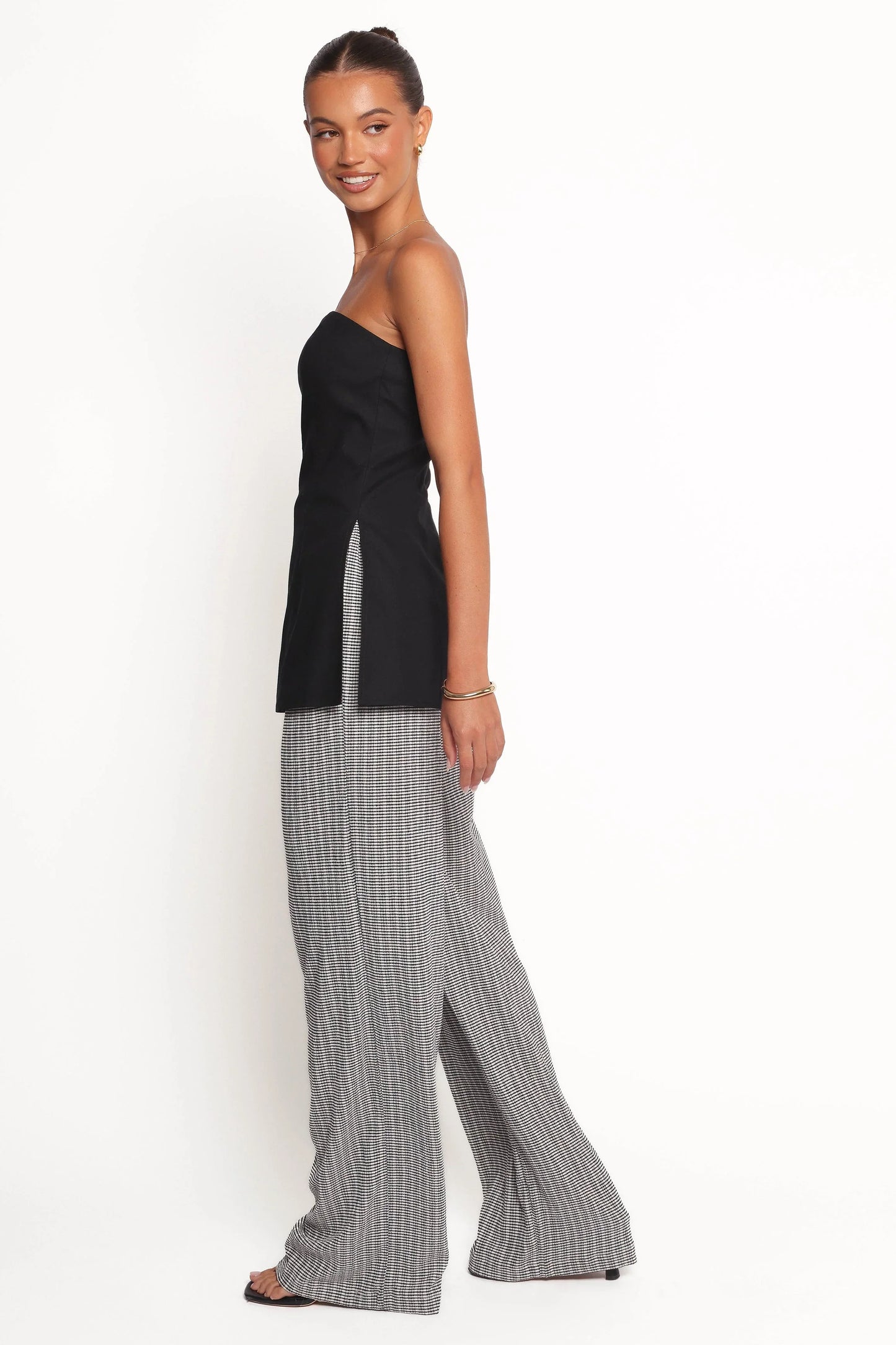Giovana Strapless Top Black