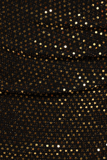 Alannah Mini Dress Black Gold