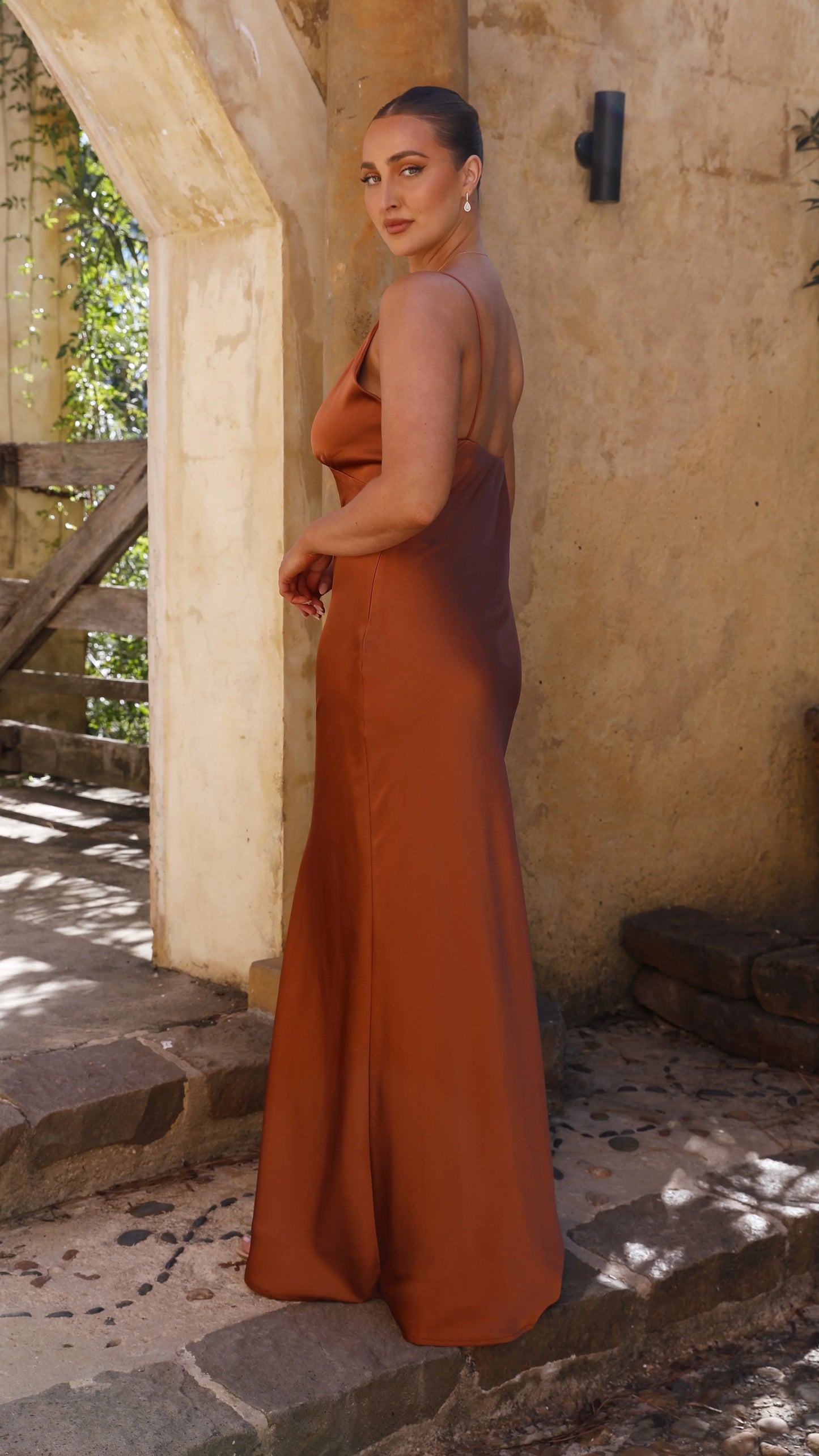 Ziah Maxi Dress Copper