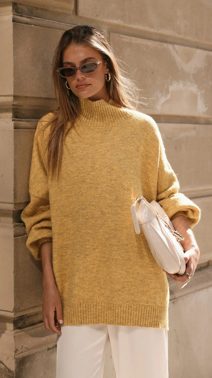 Harita Knitted Sweater Mustard