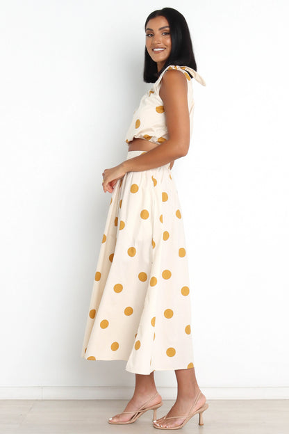 Phillipa Skirt Beige Spot