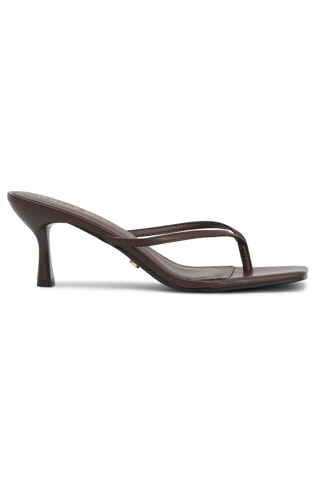 Mitchell Thong Mules Chocolate PU