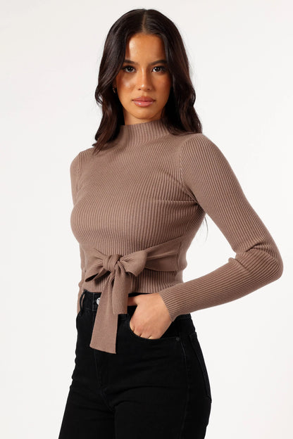 Paige Top Brown