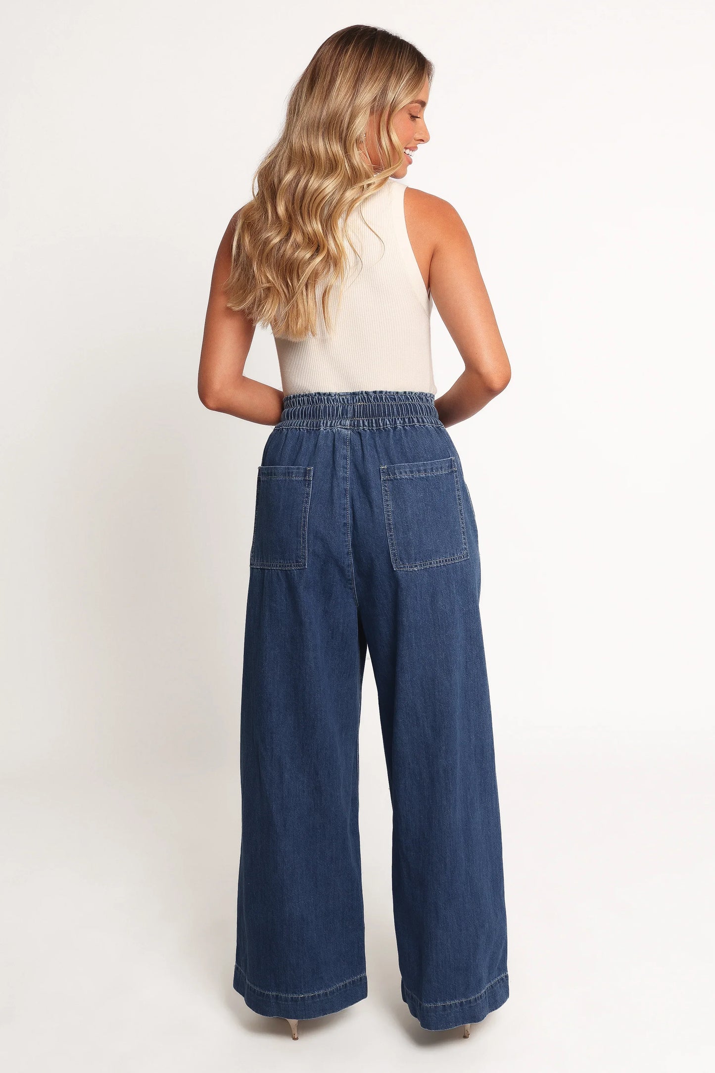 Jenni Wide Leg Pant Denim