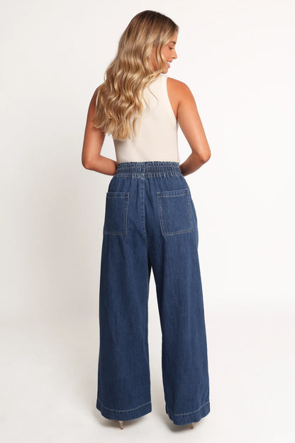 Jenni Wide Leg Pant Denim