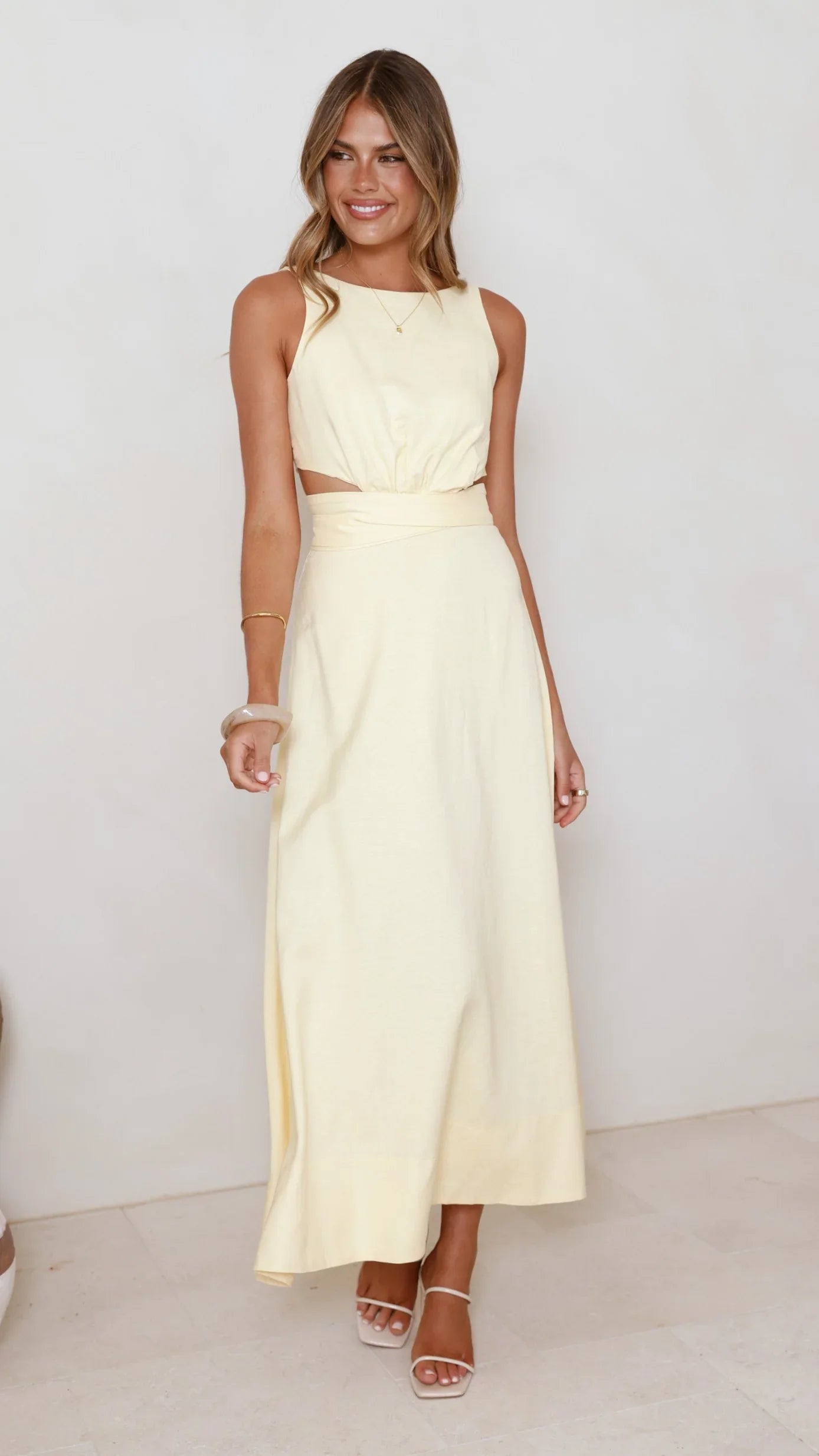 Kimberley Maxi Dress Yellow