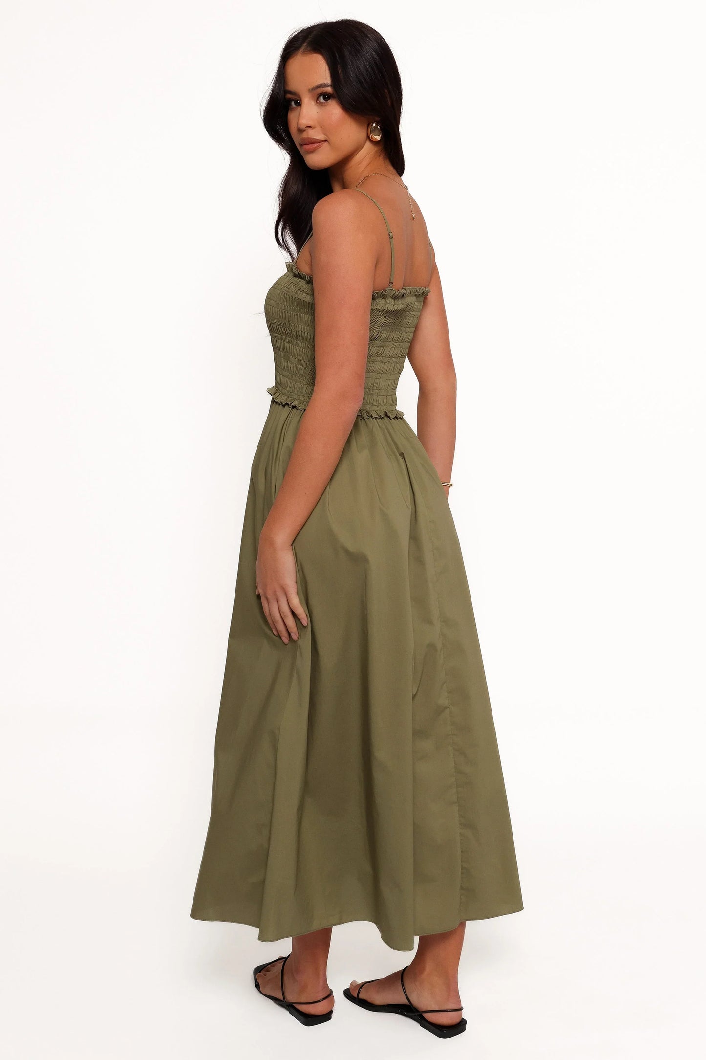 Nigella Maxi Dress Olive Green
