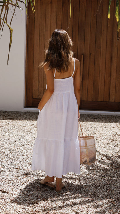 Nico Maxi Dress White