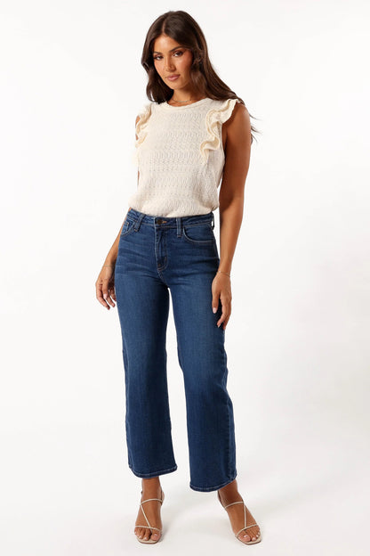 Marlene Knit Top Ivory