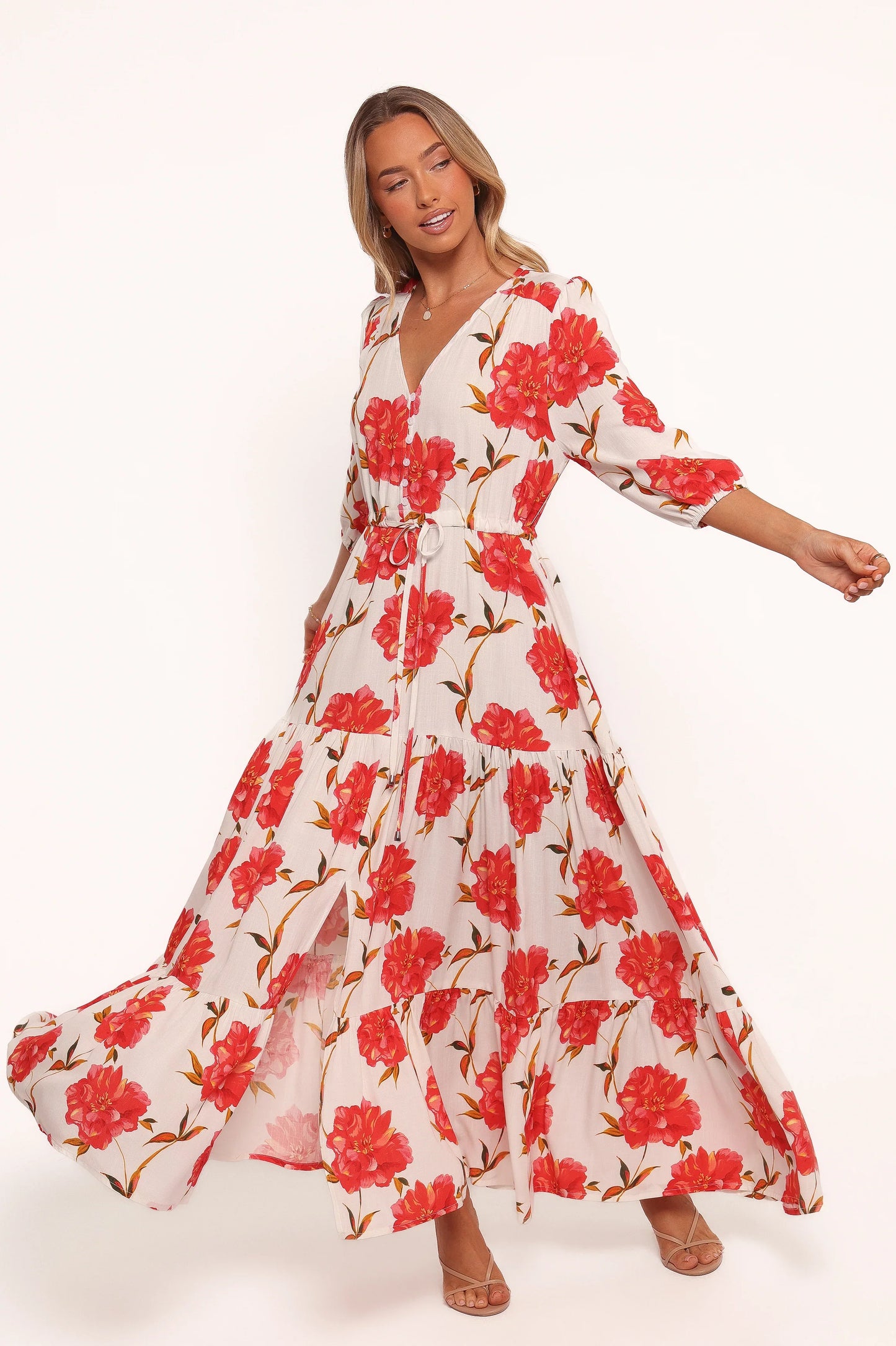 Kelda Dress Red Floral